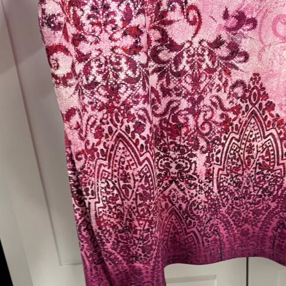 Catherines Pink and Purple Patterned Tunic - Picture 5 of 7